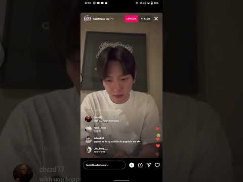 Happy birthday Byun Baekhyun - Instagram LIVE today