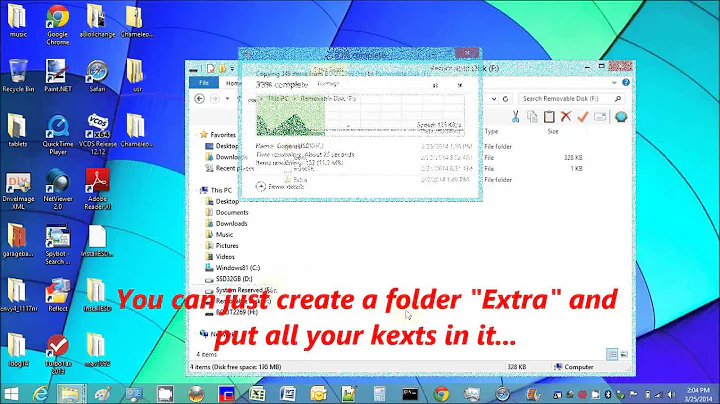 How To Create Mavericks 10.9.2 Chameleon USB Boot Loader Drive In Windows 8.1