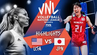 Usa Vs. Jpn - Highlights Week 4 Womens Vnl 2021
