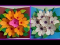 #diy Art and #crafts : #howto make pop up flower / surprise flower  bouquet card / father's day card