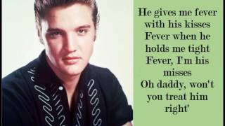 Fever - Elvis Presley - (Lyrics) Resimi