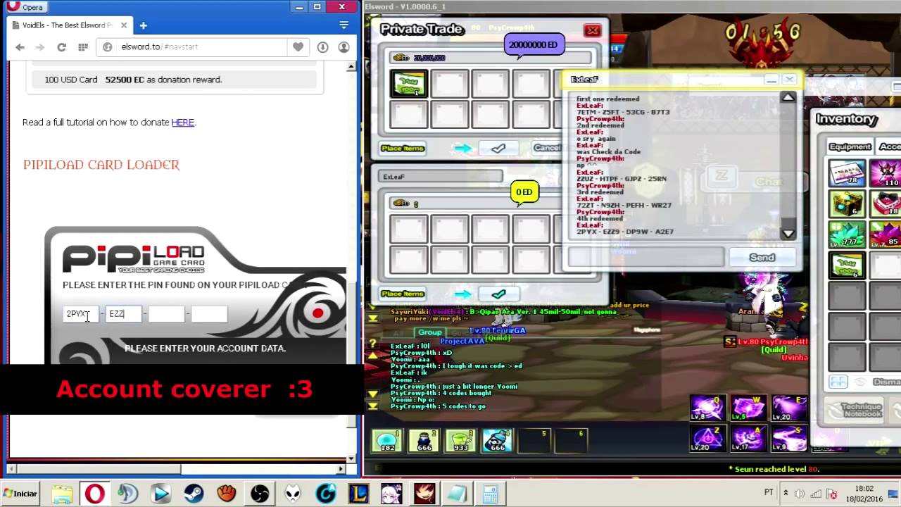 [Void Elsword] Nine 5$ codes legit buy - YouTube