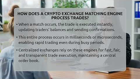How Does A Crypto Exchange Matching Engine Process Trades? - All About Crypto Exchanges