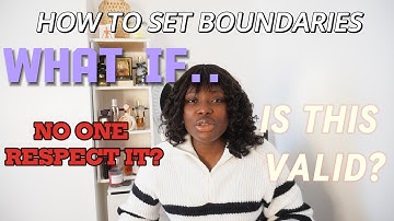 how to set boundaries & stop people pleasing | stop feeling guilty & be respected*with examples*