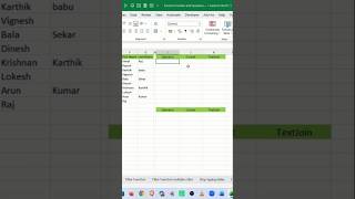 Stop typing names manually! 🛑 Join text in Excel in 1 click ✨#shorts #excel