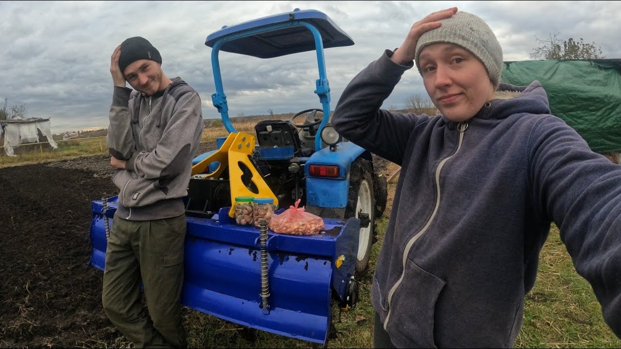 💥🚜ВИПРОБУВАЛИ ФРЕЗУ ТАК, ЩО АЖ ЗАСТРЯГЛИ НА ГОРОДІ!💥🧄🧅 Невдала посадка часнику та цибулі...
