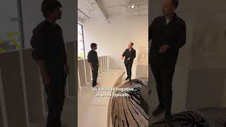 Architects create a 300kg bench using robots