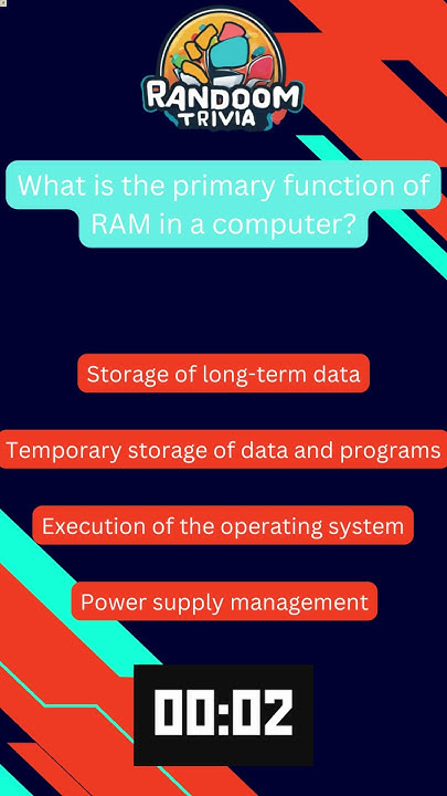 what-is-the-primary-function-of-ram-in-a-computer-youtube