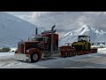 Ats bomag bw 205 articulated tandem roller delivery from prudhoe bay  to eugene with jon ruda kw