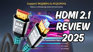 Top 6 Best HDMI Cable Review 2025 - HDMI 2.1 Cable 2025 (4K & 8K) - Don’t Buy Before Watching!
