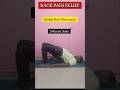 "Back Pain Relief | Bridge Pose Movement 🔥" #ytshorts #shorts #shortsfeed #kamalyogastudio