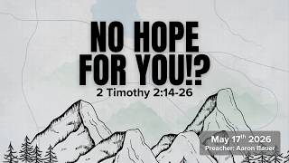 No Hope For You!?