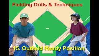 Baseball & Softball Coaching: The "Ready Position" is a fundamental aspect of fielding in baseball.