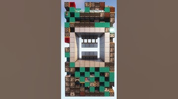 Minecraft 6x6 Piston Door Seamless SMALL