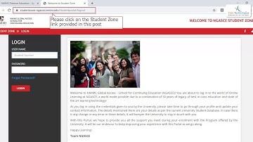 Steps To Login to NMIMS Student Zone from Web Browser