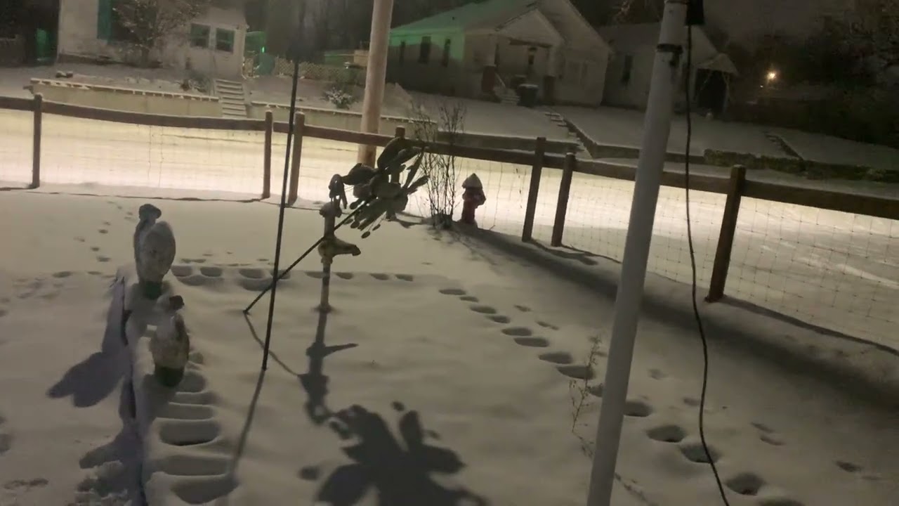 Part 3 of the widespread winter storm affecting most of the USA from my area