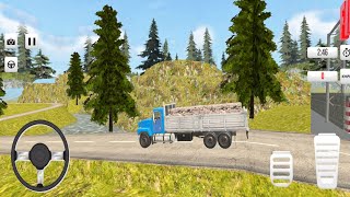Offroad Uphill Truck Driving 😱 Asian Cargo Simulator 3D Gameplay screenshot 3