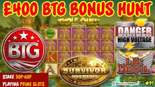 £400 BONUS HUNT - Big Time Gaming - Lil Devil, Donuts, Opal Fruits, Millionaire Megaways & more. screenshot 5