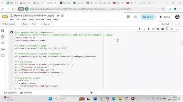 Perform a chi square test for independence in Python