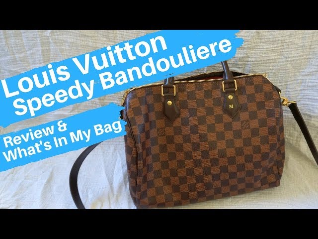 Away From Blue, Louis Vuitton Damier Ebene 30 speedy bandouliere