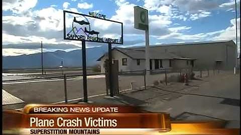 Superstition Mountain plane crash devastates Safford Family