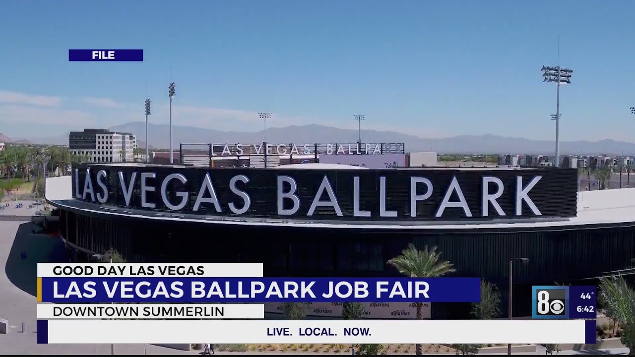 Las Vegas Ballpark hosting job fair YouTube