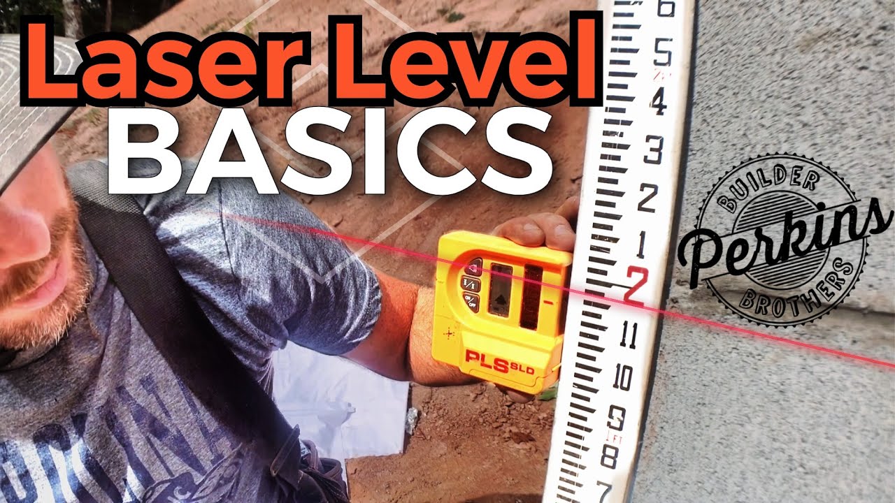 How To Use A Lazer Level Laser Level Basics | How To use a laser level - YouTube