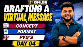 Class 12th | Drafting A Virtual Message | Concept | Format | PYQs | Board Exam 2027 | Omkar Sir