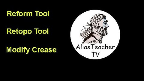 Alias SubD Modeling  -  How I use ReformTool + Retopo Tool