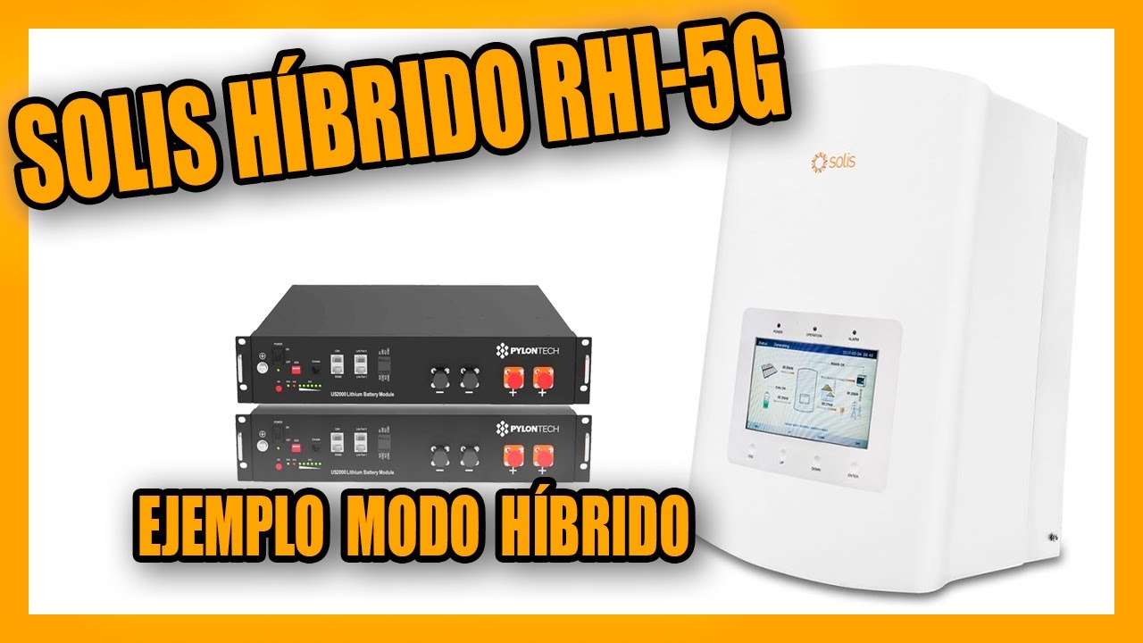Inversor híbrido SOLIS 5kW 48V (RHI-5K-48ES-5G)