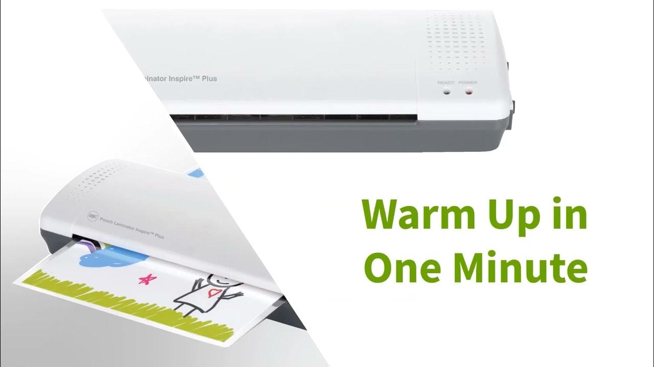 GBC Inspire Plus A4 Laminator YouTube