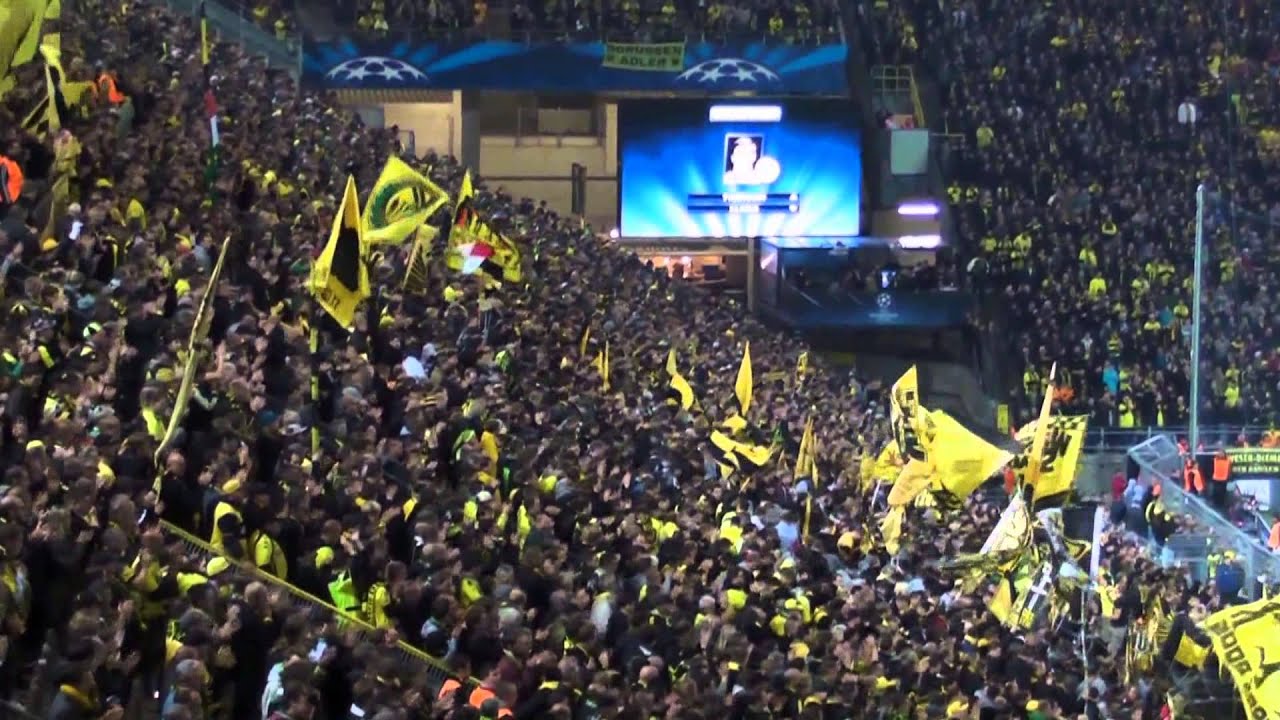 Stimmung Südtribüne: Borussia Dortmund - Olympique Marseille (3:0) BVB Atmosphere
