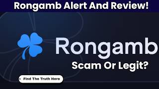 Rongamb Scam or Legit? | Rongamb Review Withdrawal Issues!