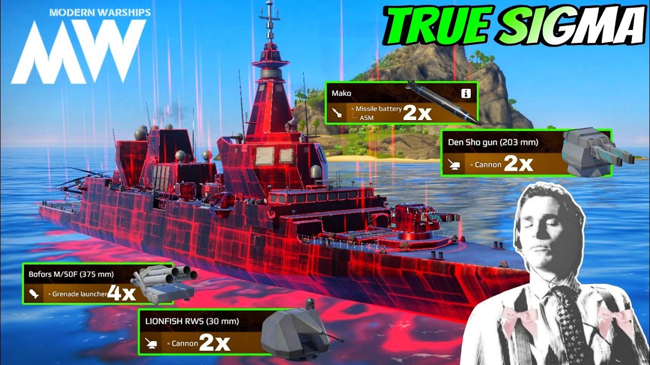 Untouchable Overpower Ship 😎 True Versatile & Most Balance 🔥 - Modern Warships 