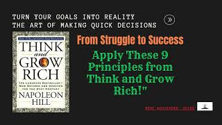Think and Grow Rich | 9 Steps to Success!  How to Build Faith and Confidence