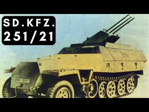 TRIPLE Thunder The Sd Kfz 251 21 Drilling Germany S Last Ditch Anti Aircraft APC 44 45 