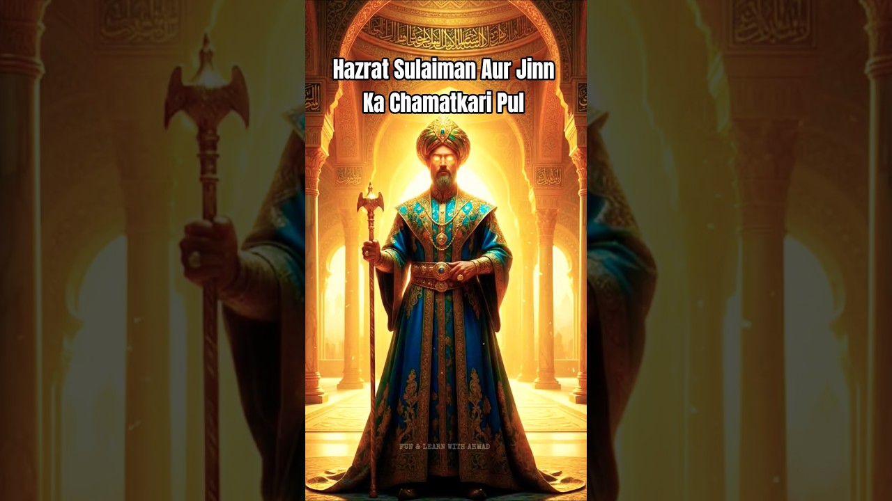 Hazrat Sulaiman Aur Jinn Ka Chamatkari Pul | Islamic Miracle Story #jinn #miracle #shorts #facts