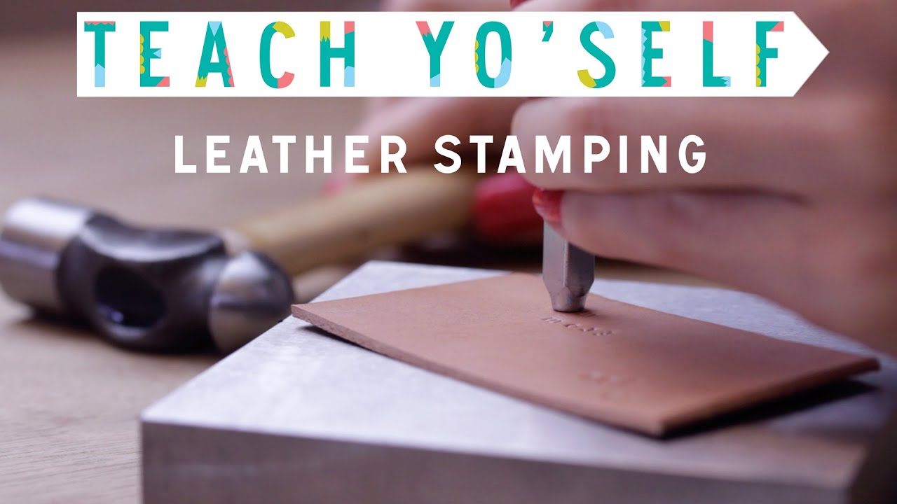 Teach Yo' Self How to do Leather Stamping YouTube
