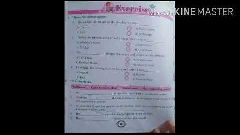 Class 4 - Computer - Chapter 2 , Revision 1