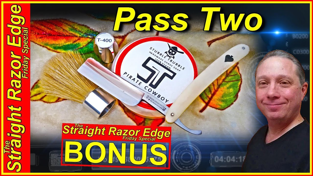 Full Straight Razor Shave this is Pass Two