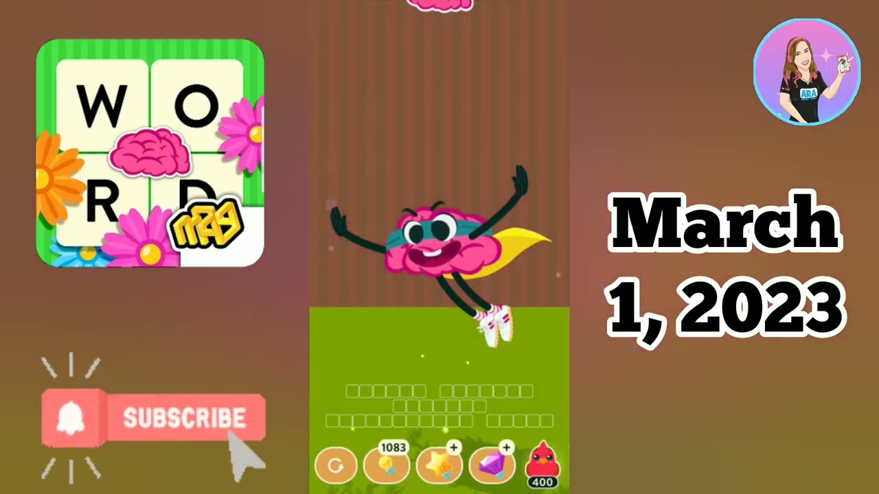 WordBrain - Birdwatching Event March 1, 2023 Solution