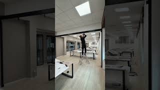 Movable Glass Office Partition
