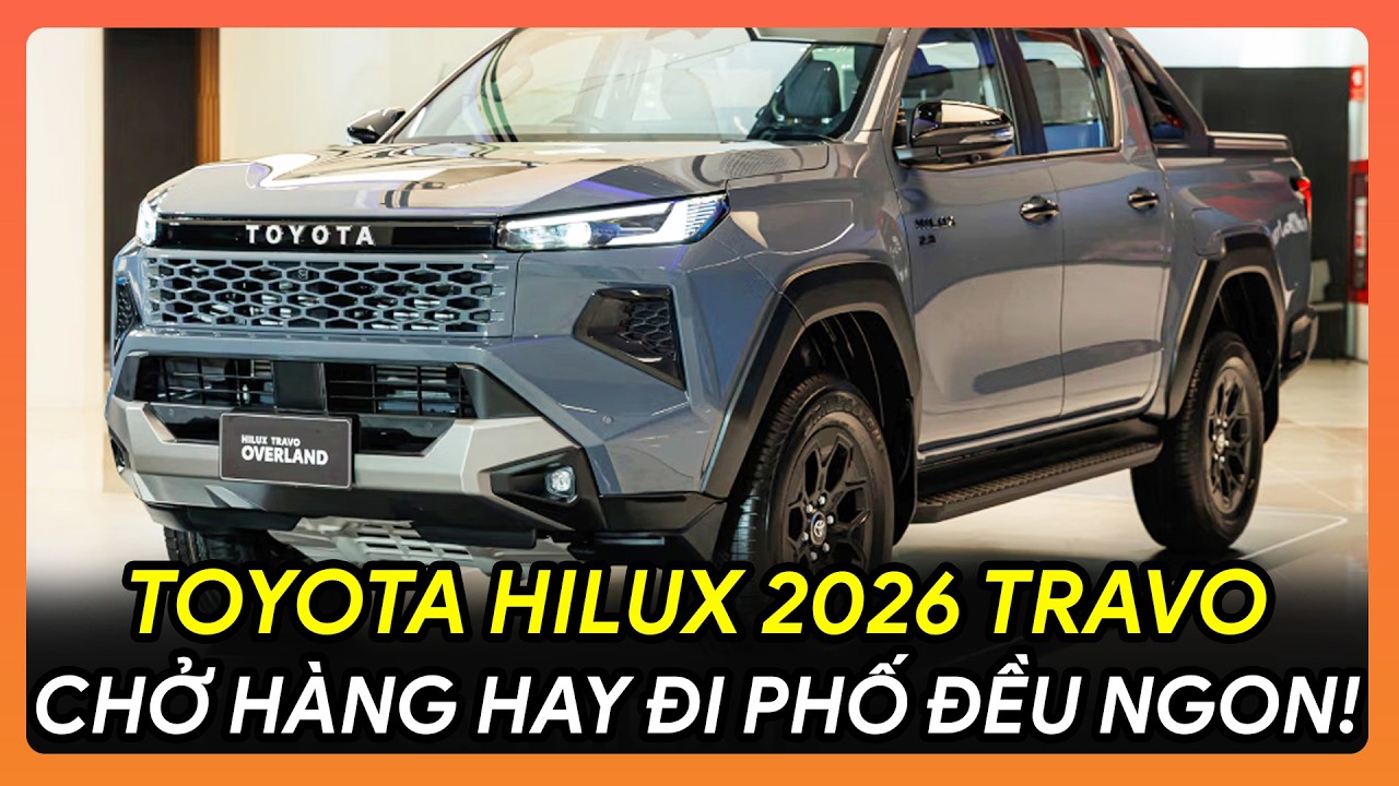 😱REVIEW TOYOTA HILUX 2026 TRAVO: ĐỈNH NÓC KỊCH TRẦN, CHỞ HÀNG HAY ĐI PHỐ ĐỀU NGON!💥 #ToyotaHilux2026