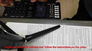 Configuring IP address for Sharp AR-6020N, 6023N and 6031N