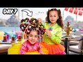 الاميرة فيروز تصنع اغرب تسريحة شعر لهند 