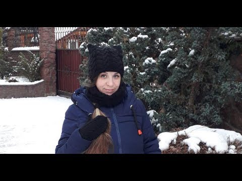 Варежки спицами кошки