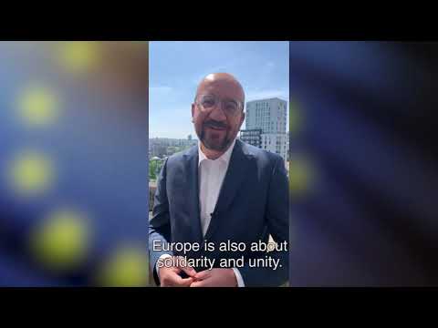 Charles Michel, President of the European Council on Europe Day