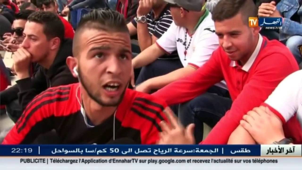 من المدرجات - الداربي العاصمي الكبير بين المولودية و الاتحاد