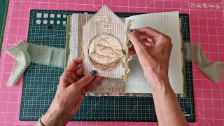 Graceful Birds, journal flip through
