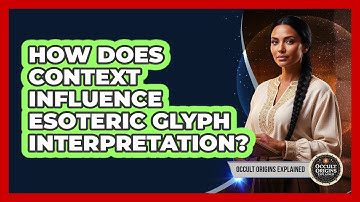 How Does Context Influence Esoteric Glyph Interpretation?